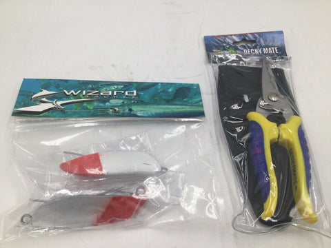 Chin Guards  Lead  Mouldings  Mackerel  / Dead Bait 2 Pce Deal Deckymate  Promo