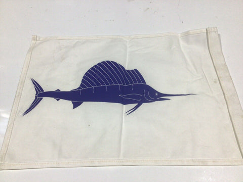 White Swordfish Flag – Oz Marine Australia Pty Ltd