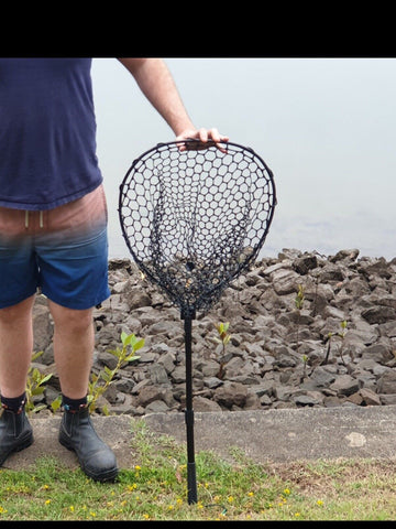 enviro fishing net Enviro Mesh Landing Net Aluminium Frame – Oz Marine Australia Pty Ltd